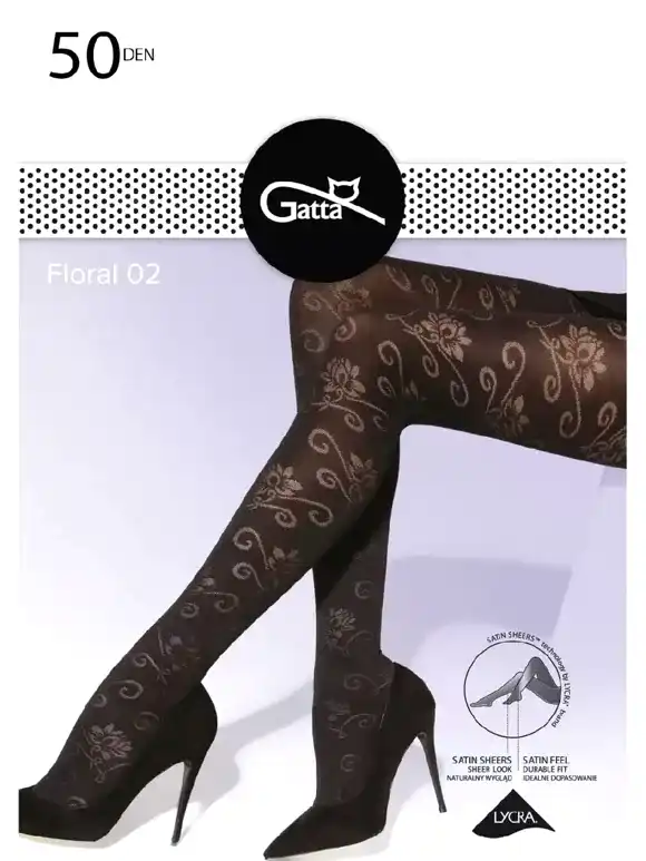 Колготки GATTA GT FLORAL 02